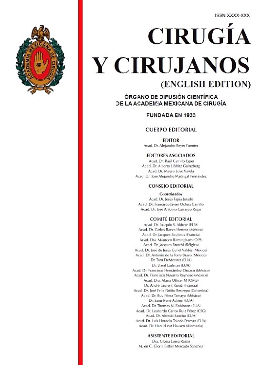 Go to journal home page - Cirugía y Cirujanos (English Edition)